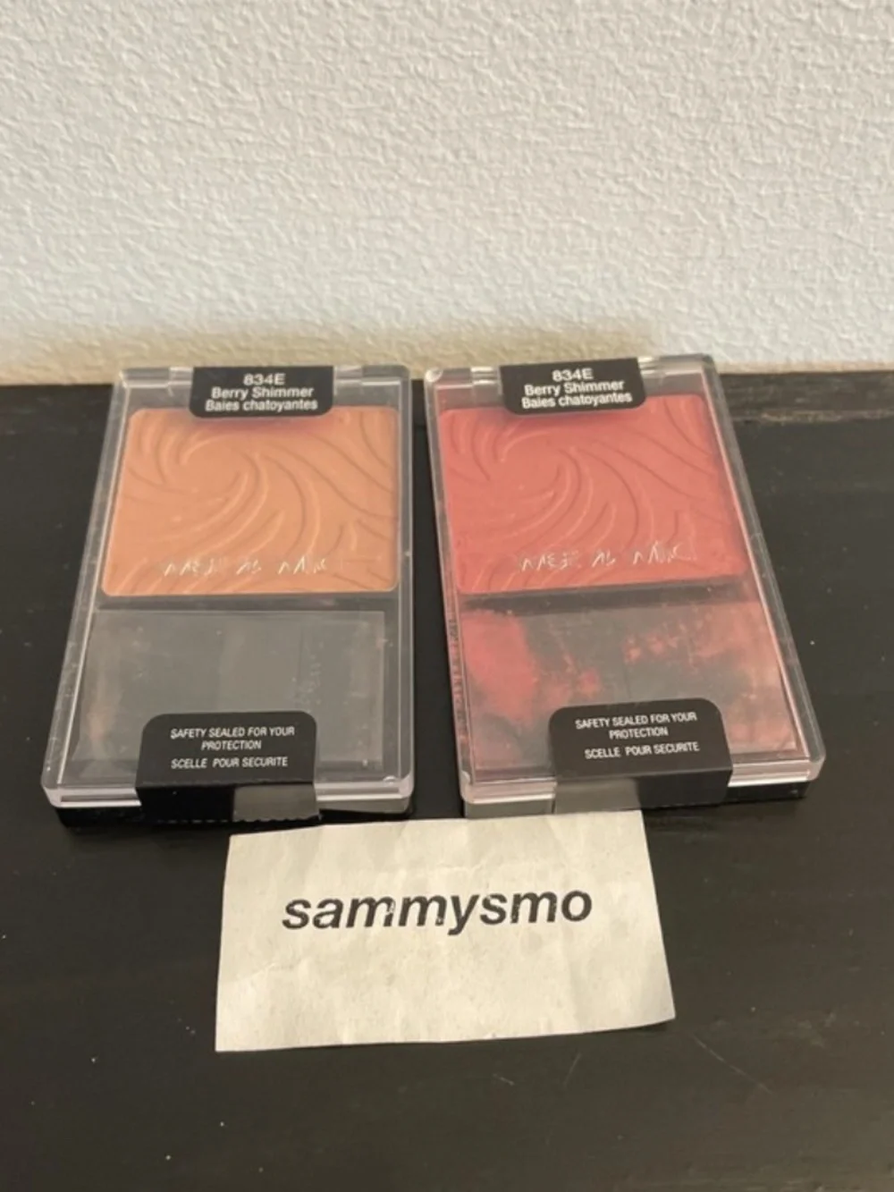 Wet n Wild Coloricon Blush 834E Berry Shimmer Sealed x2 READ DESCRIPTION